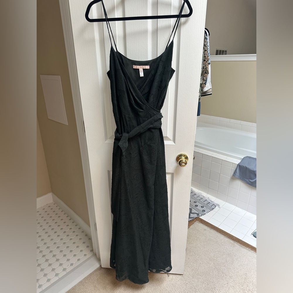 Hutch Green Wrap Dress